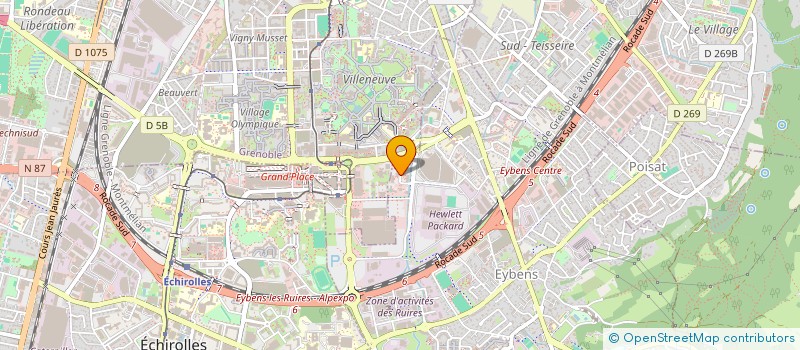 localisation de l'entreprise FONDS DE DOTATION SESAME à EYBENS