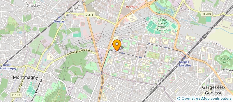 localisation de l'entreprise FONDS DE DOTATION SFDD à SARCELLES