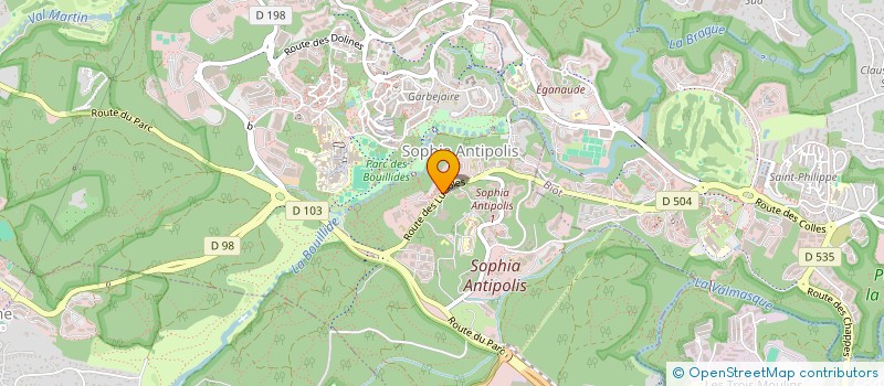 localisation de l'entreprise FONDS DE DOTATION SHARKS DE COEUR  VALBONNE