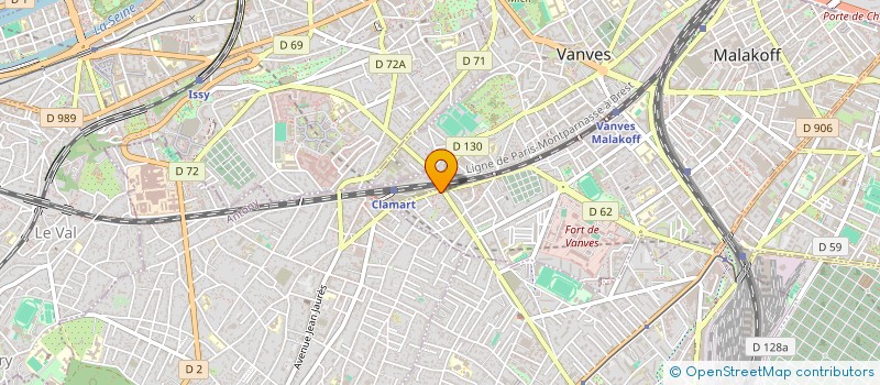 localisation de l'entreprise FONDS DE DOTATION SIMON DE CYRENE  MALAKOFF