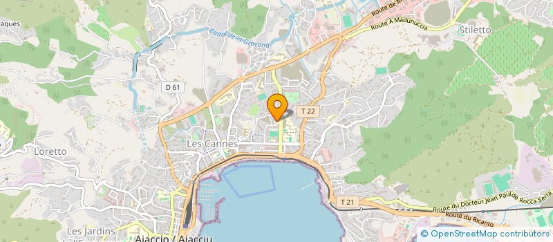localisation de l'entreprise FONDS DE DOTATION SOCIAL ET MEDICO-SOCIAL DE CORSE à AJACCIO