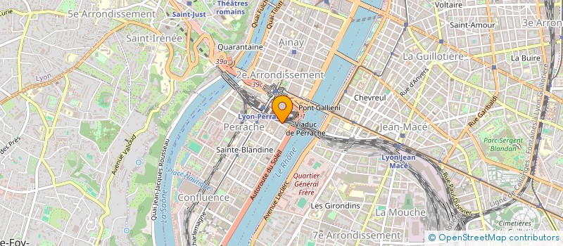 localisation de l'entreprise FONDS DE DOTATION SONAR à LYON