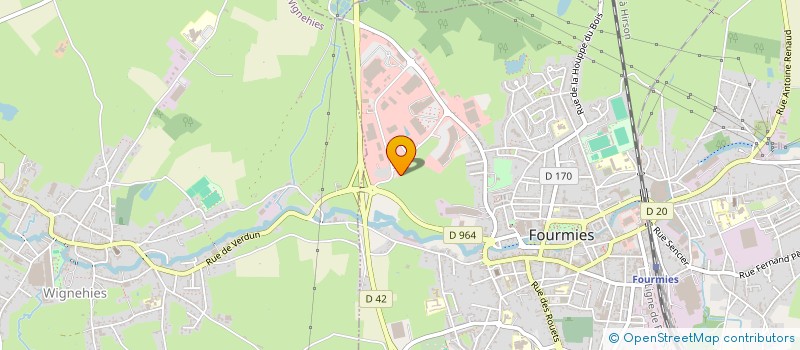 localisation de l'entreprise FONDS DE DOTATION SUD AVESNOIS  FOURMIES