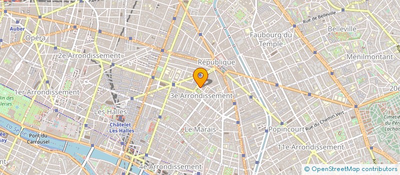 localisation de l'entreprise FONDS DE DOTATION TADAM  PARIS