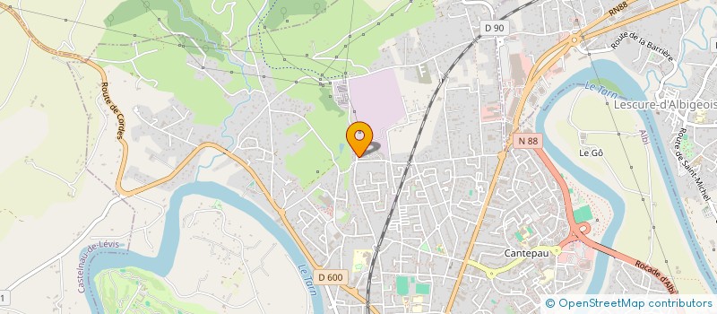 localisation de l'entreprise FONDS DE DOTATION TERRES D'OC à ALBI