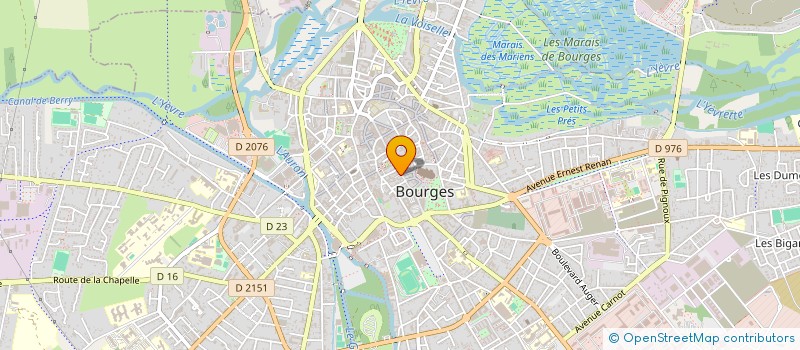 localisation de l'entreprise FONDS DE DOTATION TERRITOIRES EUROPEENS D'AVENIR BOURGES 28  BOURGES