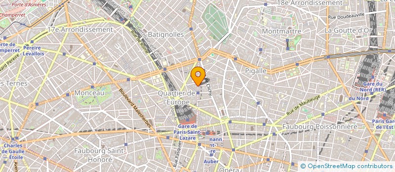 localisation de l'entreprise FONDS DE DOTATION THOM FOR YOU  PARIS
