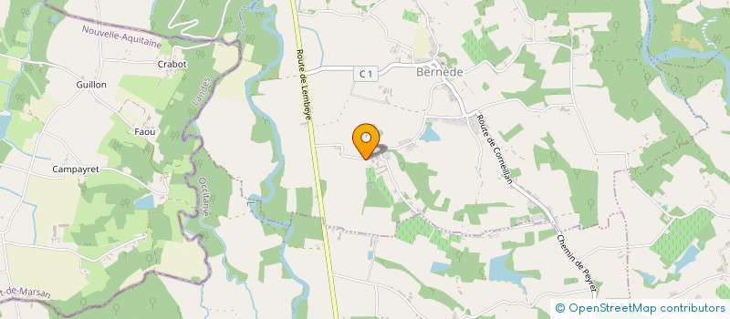 localisation de l'entreprise FONDS DE DOTATION TINARRAGE  BERNEDE