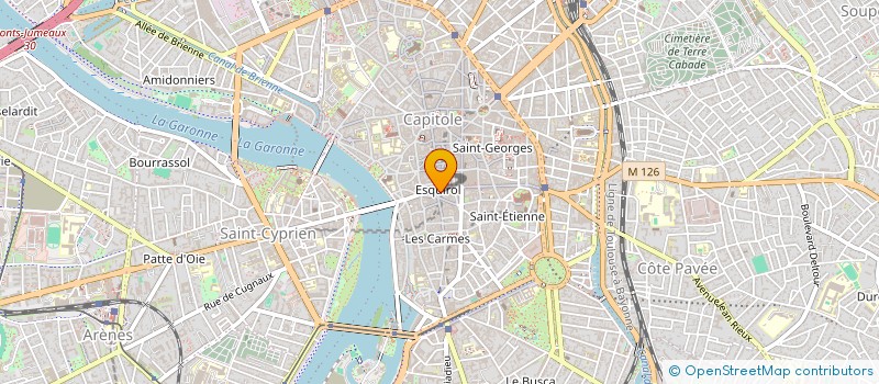 localisation de l'entreprise FONDS DE DOTATION UN SUR CENT  TOULOUSE