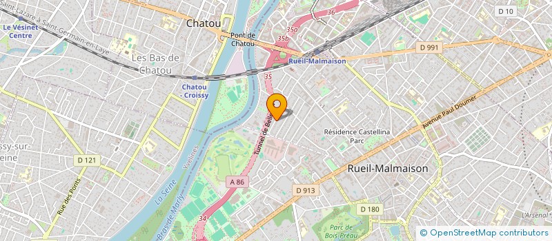 localisation de l'entreprise FONDS DE DOTATION UN TOIT POUR DES JOURS MEILLEURS à RUEIL-MALMAISON