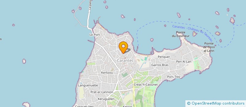 localisation de l'entreprise FONDS DE DOTATION USE IT AGAIN  CARANTEC