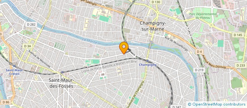 localisation de l'entreprise FONDS DE DOTATION VERONIQUE ET DOMINIQUE CHATELIN à SAINT-MAUR-DES-FOSSES