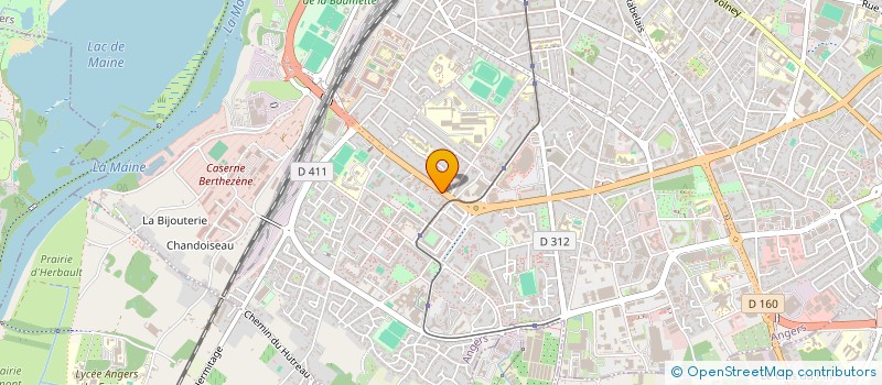 localisation de l'entreprise FONDS DE DOTATION VIE A DOM SOLIDAIRES à ANGERS