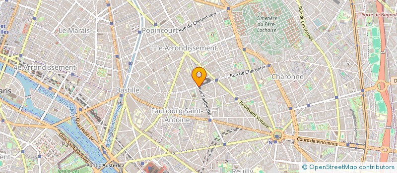 localisation de l'entreprise FONDS DE DOTATION VILLA PIERRON  PARIS