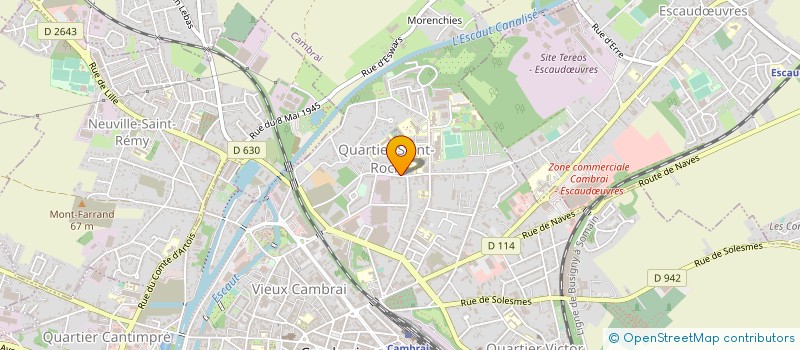 localisation de l'entreprise FONDS DE DOTATION - VILLE DE CAMBRAI à CAMBRAI