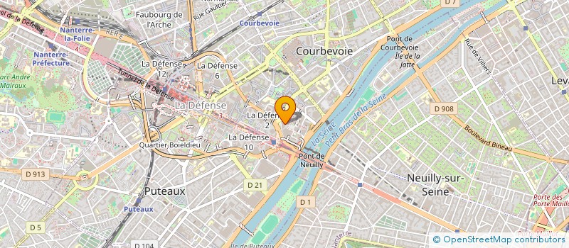 localisation de l'entreprise FONDS DE DOTATION WMH FOR GOOD à COURBEVOIE