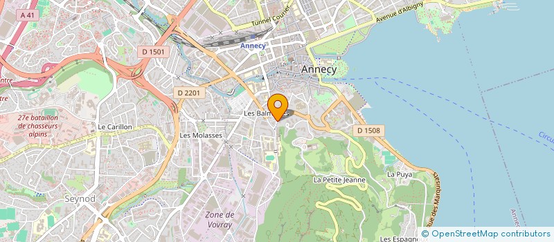 localisation de l'entreprise FONDS DE DOTATION ZOSMA H.P. à ANNECY