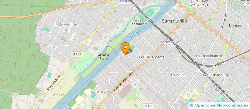 localisation de l'entreprise FONDS DE LA MAISON DES SAGES  LES LOGES-EN-JOSAS