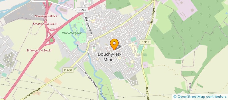 localisation de l'entreprise FONDS DE PARTICIPATION DES HABITANTS DE DOUCHY REFLECHIR ENCOURAGER AGIR à DOUCHY-LES-MINES