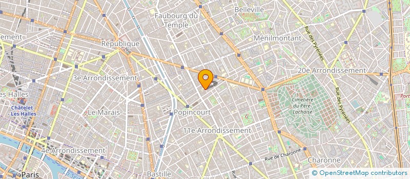 localisation de l'entreprise FONDS DE RECHERCHE SUR LES CANCERS DU SANG  PARIS