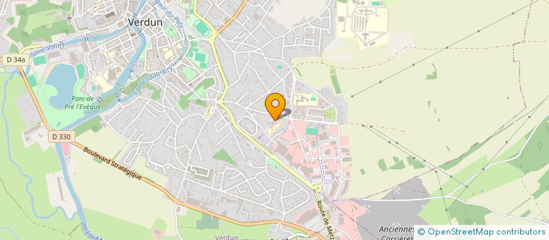 localisation de l'entreprise FONDS DEPARTEMENTAL EMPLOI SOLIDARITE 55  VERDUN