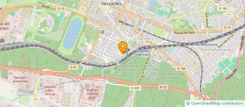 localisation de l'entreprise FONDS DES AUGUSTINES DE VERSAILLES à VERSAILLES