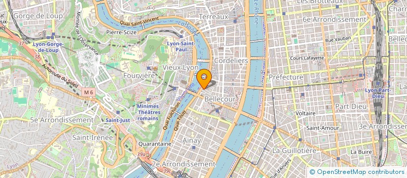 localisation de l'entreprise FONDS DES CELESTINS à LYON