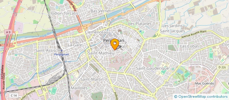 localisation de l'entreprise FONDS DU CERCLE ALGERIANISTE NATIONAL  PERPIGNAN