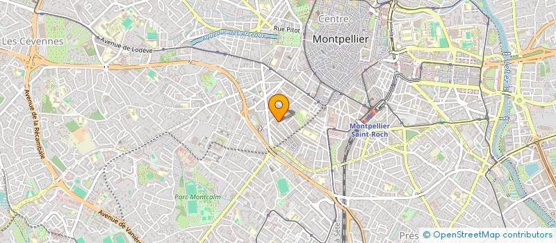 localisation de l'entreprise FONDS DU LIVRE ET DE L'EDITION REGIONALE à MONTPELLIER