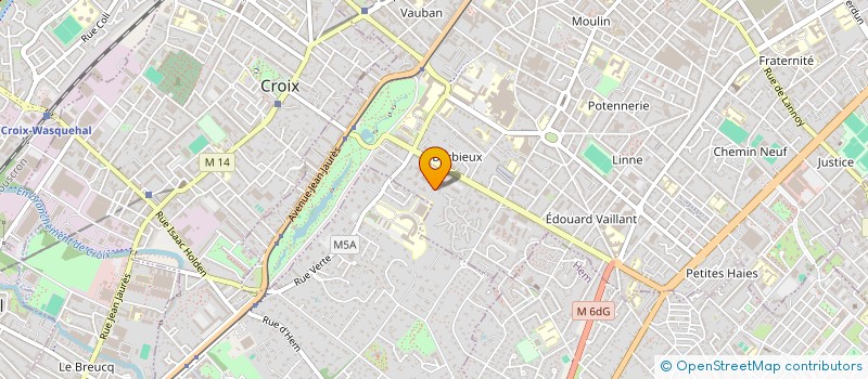 localisation de l'entreprise FONDS EDHEC à ROUBAIX