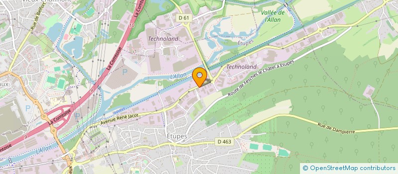 localisation de l'entreprise FONDS EIMI POUR L'ENFANCE  ETUPES