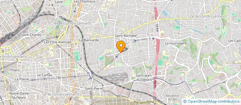 localisation de l'entreprise FONDS ELISABETH JOANNON à MARSEILLE