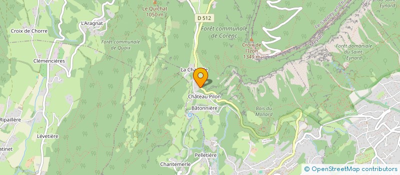 localisation de l'entreprise FONDS FRANCAIS DE DOTATION POUR L'IMMUNOTHERAPIE PAR ENERGETIQUE (FDD.ITE)  CORENC