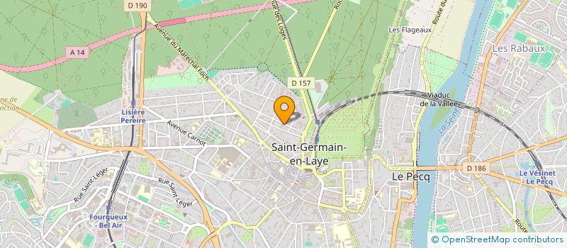 localisation de l'entreprise FONDS GISELE ET ROGER BRISSARD  SAINT-GERMAIN-EN-LAYE