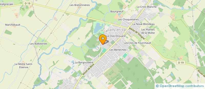 localisation de l'entreprise FONDS HUMANITAIRES POLONAIS à LAILLY-EN-VAL