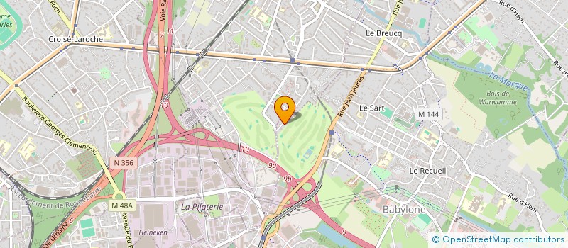 localisation de l'entreprise FONDS KLUBR à VILLENEUVE-D'ASCQ