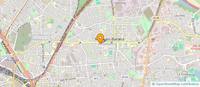 localisation de l'entreprise FONDS L'ENVOL  MONS-EN-BARUL