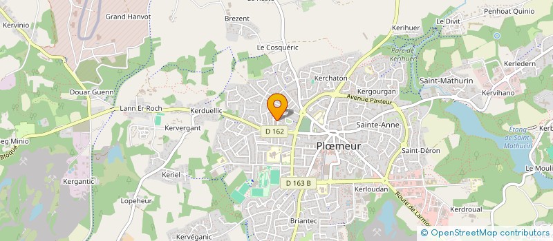 localisation de l'entreprise FONDS LOBOL  PLOEMEUR