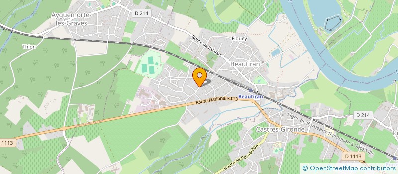 localisation de l'entreprise FONDS MAGLYA  BEAUTIRAN