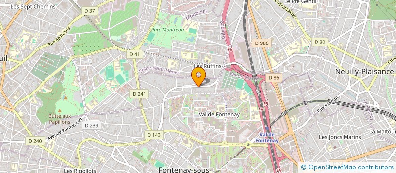 localisation de l'entreprise FONDS MONDIAL POUR LA SAUVEGARDE DES CULTURES AUTOCHTONES à FONTENAY-SOUS-BOIS