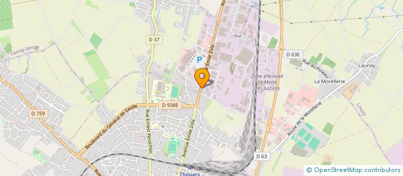 localisation de l'entreprise FONDS MULTISPORTS THOUARSAIS  THOUARS