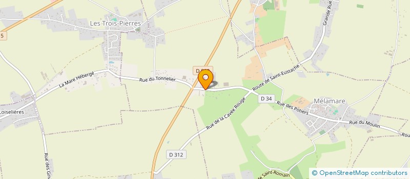 localisation de l'entreprise FONDS MUTUALISE DE REVITALISATION 76  MELAMARE