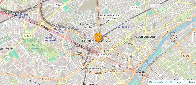 localisation de l'entreprise FONDS NATIONAL DES AIDES A LA PIERRE à PUTEAUX