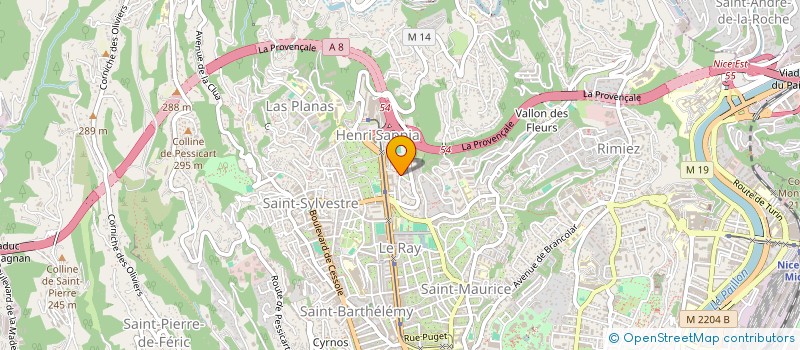 localisation de l'entreprise FONDS NERETUM  NICE