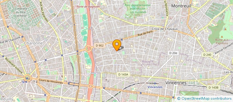 localisation de l'entreprise FONDS PARTICIPATIF REI 1 à MONTREUIL