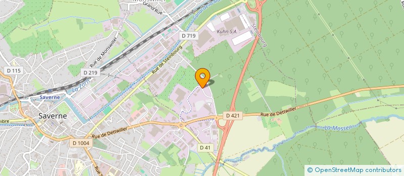 localisation de l'entreprise FONDS R&D TECHNOLOGY  MONSWILLER