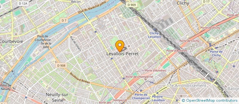localisation de l'entreprise FONDS RECHERCHE SOUTIEN CANCER SEIN à LEVALLOIS-PERRET