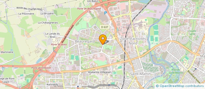 localisation de l'entreprise FONDS REGIONAL D'ART CONTEMPORAIN BRETAGNE  RENNES
