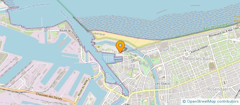 localisation de l'entreprise FONDS REGIONAL D'ART CONTEMPORAIN GRAND LARGE - HAUTS-DE-FRANCE à DUNKERQUE