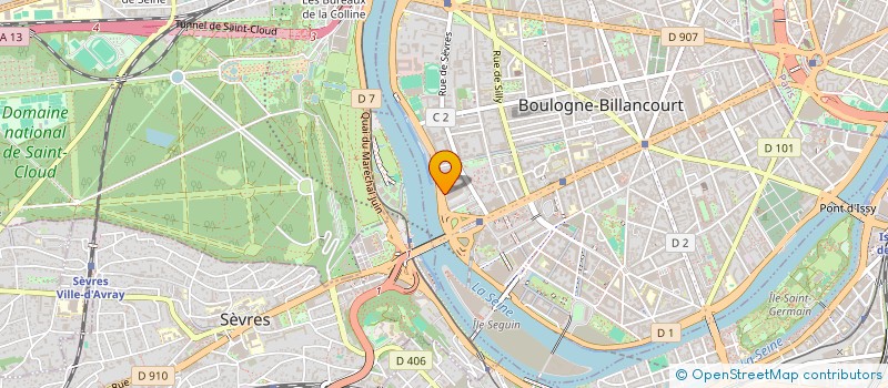 localisation de l'entreprise FONDS RESPONSABLE RENAULT à BOULOGNE-BILLANCOURT